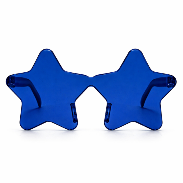 Lunette étoiles bleu