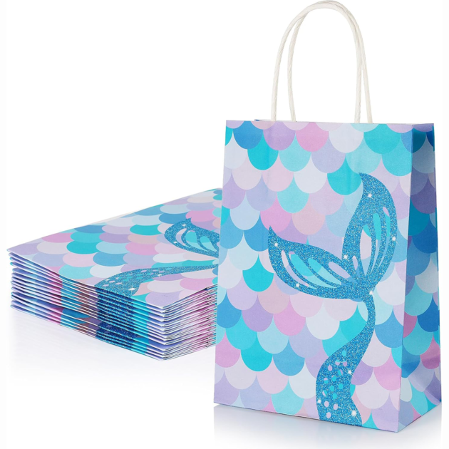 Sacs cadeaux sirènes x10