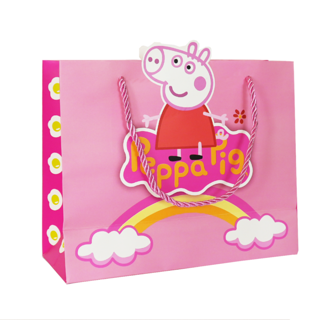Sacs cadeaux Peppa Pig rose x10