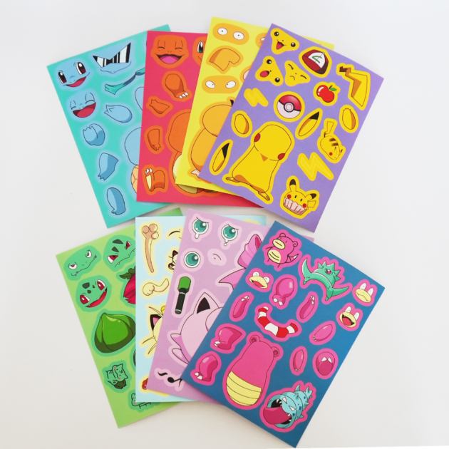 Stickers Pokémon x8