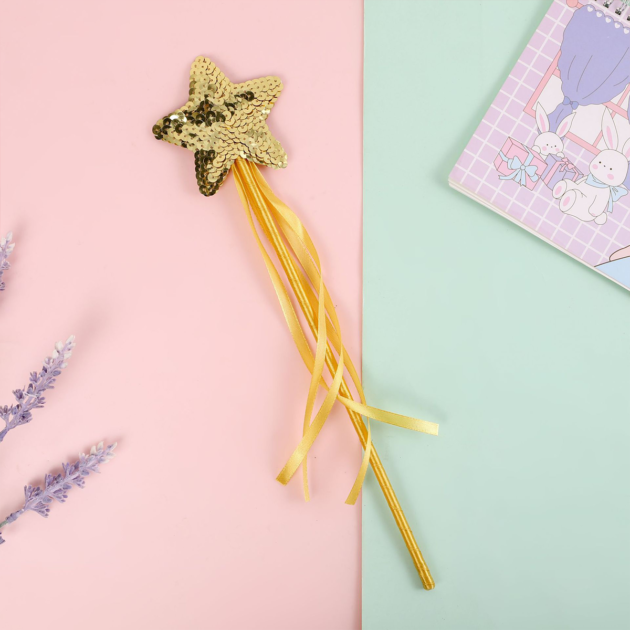 Baguette magique dorée