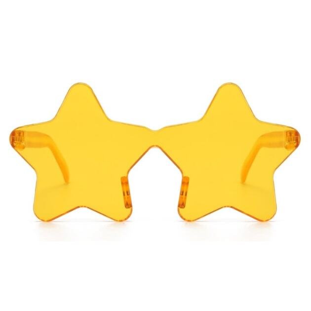 Lunette étoiles jaune