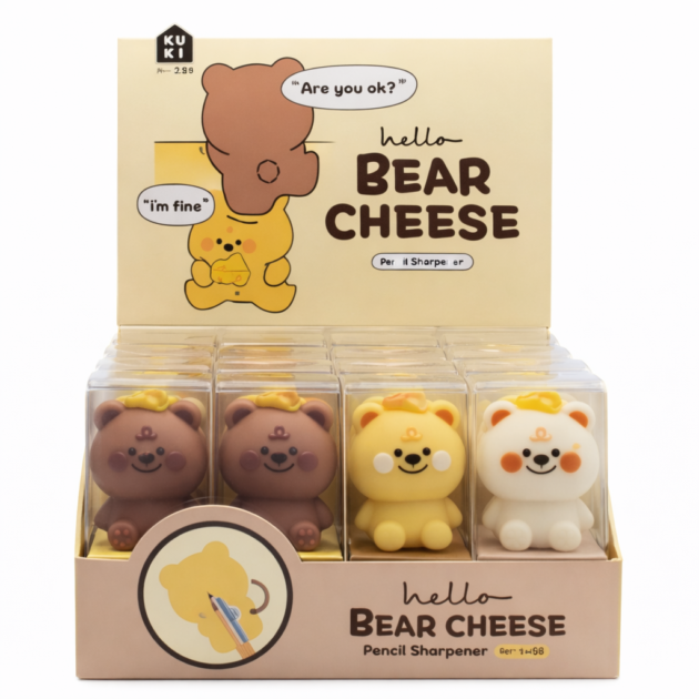 Tailles-crayons Bear cheese x2